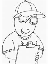 Arthur Coloring Pages Cartoons Printable Print Thanksgiving Printables Kids Arthurs Book Worksheets Advertisement Library Clipart Popular sketch template