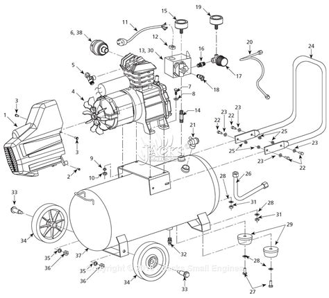 diagram exploded diagram  gas compressor mydiagramonline