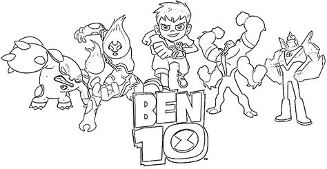 coloring pages printable ben  subeloa