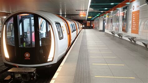 glasgow subway train put   test bbc news
