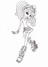 Monster High Coloring Pages Robecca Printable Getcoloringpages Steam sketch template