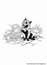Oz Wizard Coloring Pages Printable Toto Kids Educationalcoloringpages Dorothy Sheets Print Color sketch template