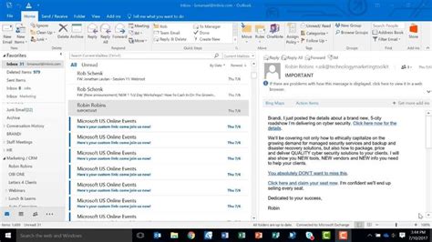 outlook email clean  video   tips productivity software