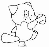 Oshawott Coloring Pages Template sketch template