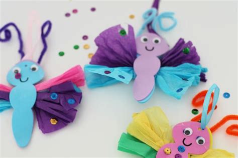 tissue paper butterfly craft tissue paper crafts butterfly crafts
