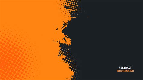 abstract orange  black grunge texture background  vector art