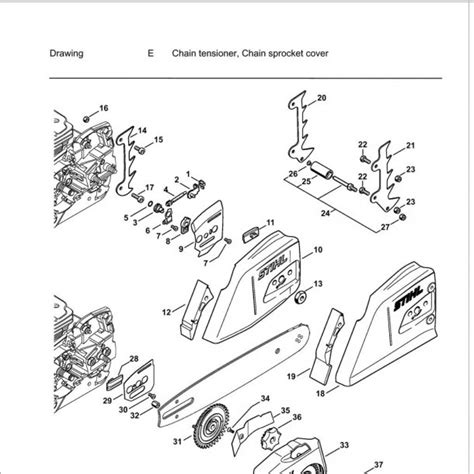 stihl  chainsaw service manual  diagram collection
