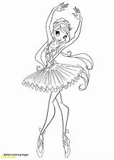 Coloring Pages Ballerina Kids Ballet Leap Getdrawings sketch template