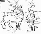 Narnia Coloring Centaur Caspian Prince Pages Chronicles Printable sketch template