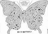Maze Printable Butterfly Find Mazes Way Around Search Puzzles 미로 Detail 보드 선택 Coloring Gif sketch template