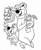 Yogi Bear Coloring sketch template
