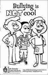Bullying Coloring Pages Printable Anti Sheets Kids Worksheets Drawing Prevention Students Book Bully Colouring Color Posters Activities Unity Print Printables sketch template