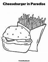Dunham Walter Hamburger Cheeseburger sketch template