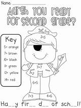 Grade Coloring School 2nd First Second Back Pages Work Morning Printable Welcome Pirate Kindergarten Word Classroom Activities Worksheets Ready Students sketch template