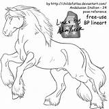 Clydesdale sketch template