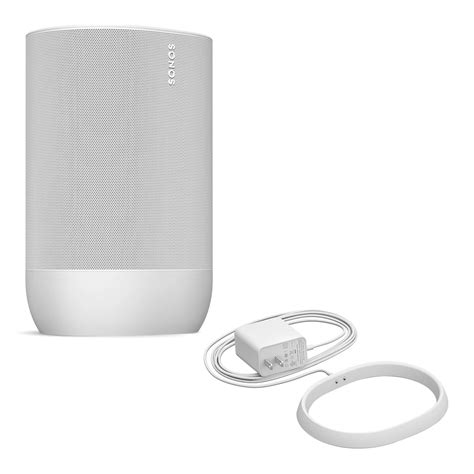 sonos move durable battery powered smart speaker  additional charging base ebay