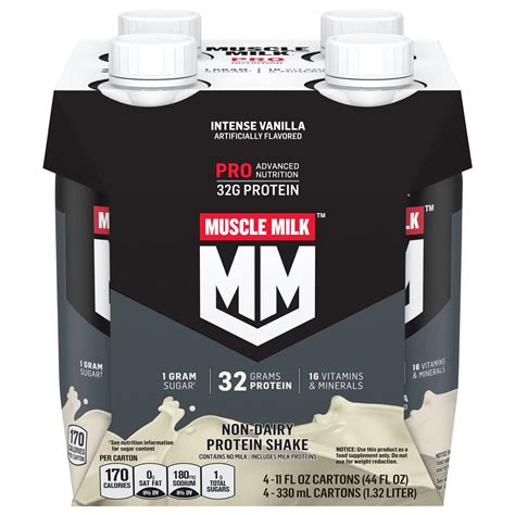Muscle Milk Pro Series 32 Mega Protein Shake Intense Vanilla Shop