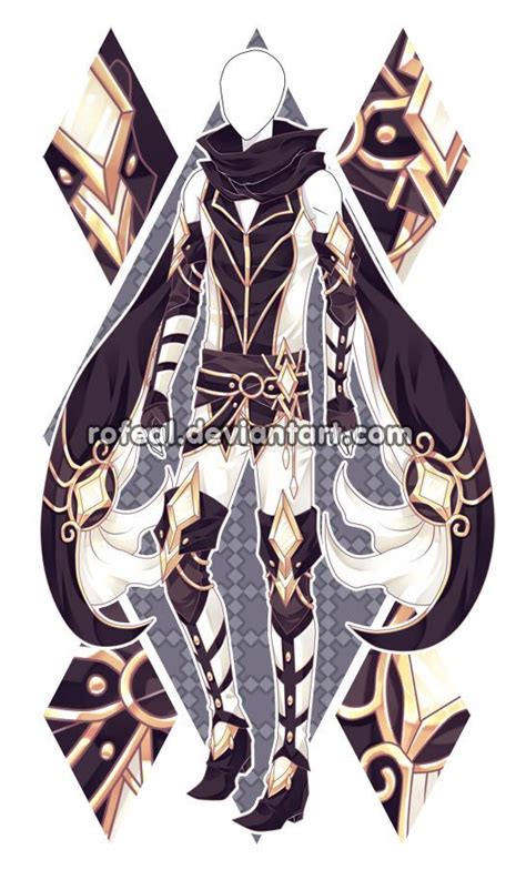 auctionclosed  rofeal  deviantart villain costumes fashion design drawings character