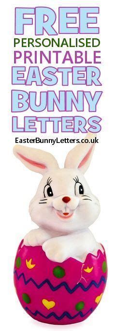 easter bunny letters freeprintables easter easterbunny