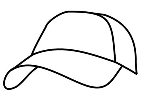 pin  baseball cap coloring pages