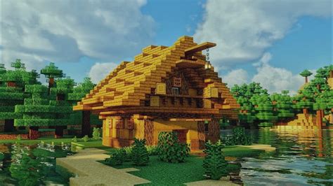 minecraft   build  log cabin youtube