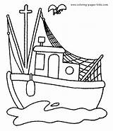 Coloring Boat Pages Fishing Transportation Color Kids Boats Printable Sheets Sailboat Drawing Found Gif Clipartmag Search Library Clipart Popular sketch template