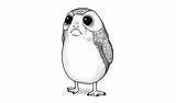 Porg Wars Star Draw Shading Creating Ll sketch template