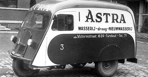 1946 Fn Tricar 3 Wheel Light Commercial Van Built By French