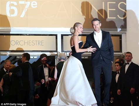 blake lively and ryan reynolds match in black and white at cannes