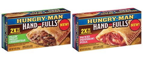 grab hunger by the hand full find delicious new hungry man® hand