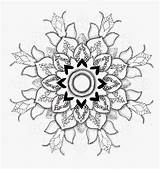 Mandala Zentangle Efie Kwok sketch template