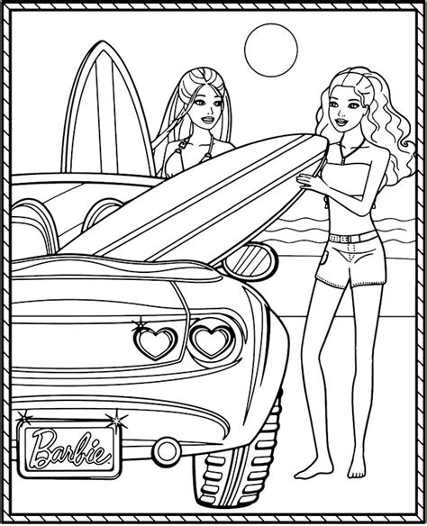 barbie coloring page  girls topcoloringpagesnet