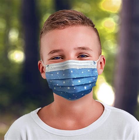 pack ez breezy kids disposable face masks perfect size  childr