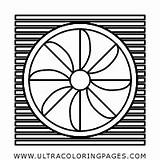 Ventilador Colorir Ultracoloringpages sketch template