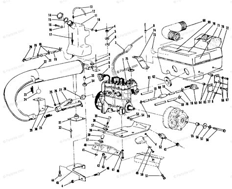 polaris snowmobile  oem parts diagram  engine mounting  partzillacom
