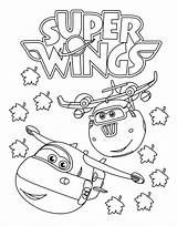 Wings Super Coloring Pages Printable Print Fall Size Jett sketch template