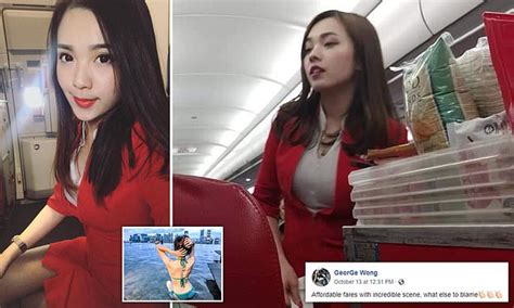 picture of chinese air stewardess mabel goo goes viral
