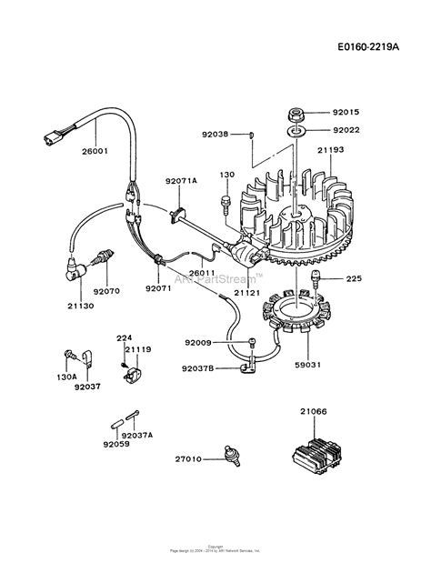 kawasaki engine wiring diagram kawasaki fcv bs  stroke engine fcv parts diagram