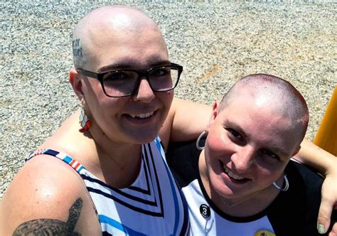 shave for the brave mothers shave their heads in show of support for