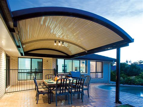 curved roof  verandah patio carport install  veranda pergola gazebo verandah