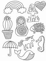 Coloring Pages Shrinky Dink Dinks Sharpie Templates Shrink Printable Crafts Diy Template Plastic Icons Cactus Charms Paper Kids Print Patterns sketch template