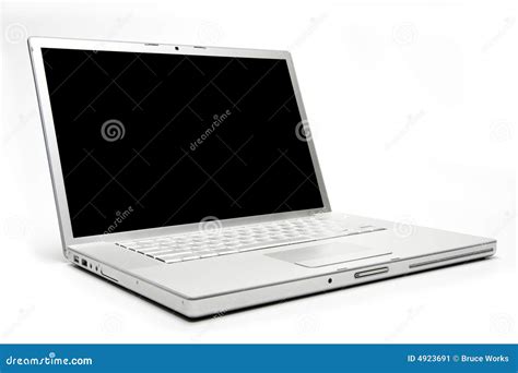 silver laptop stock image image  learn aluminum cubicle