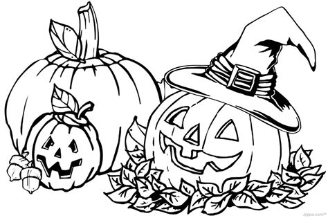 cute halloween coloring pages  kids clip art library