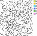 Color Coloring Number Pages Numbers Colouring Printable Nicole Mystery Adult Sheets Worksheets Nu Nature sketch template