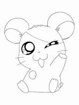 Hamsters Humphrey sketch template