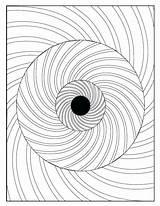 Coloring Optical Pages Op Illusion Adults Printable Illusions Getcolorings Color sketch template