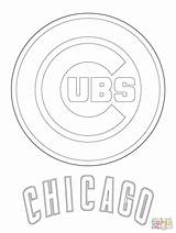 Cubs Mlb Yankees Stencils Coloringhome sketch template