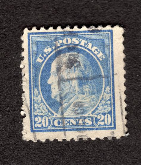 rare  franklin ultramarine  postage stamp facing left  perf  etsy