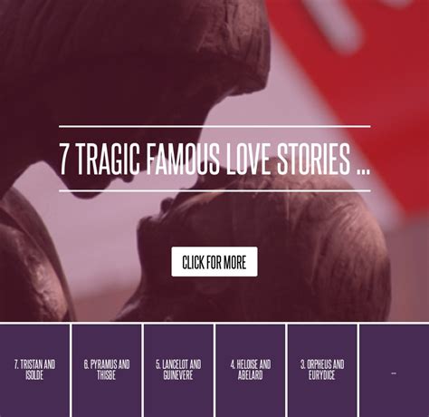 7 Tragic Famous Love Stories Love