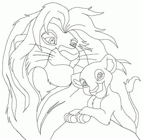 lion king drawing coloring home
